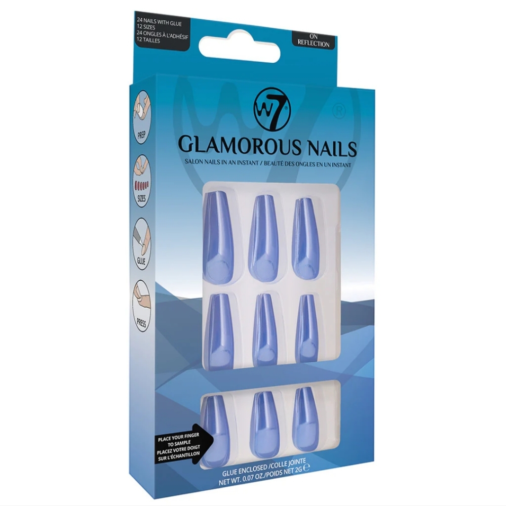 W7 Glamorous Nails - On Reflection With Glue